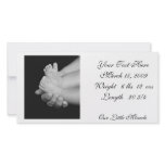 B&amp;W Babys Feet Photo Card