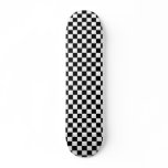 B&amp;W Checkerboard Skateboard Deck