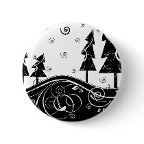 b&w Christmas trees buttons by VioDeSign b&w Christmas trees buttons