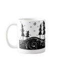 b&w Christmas trees mugs by VioDeSign b&w Christmas trees mugs
