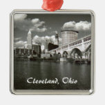 B/W Cleveland Ornament
