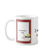 B & W Dairy Cow - Farmyard Barnyard Friend - Kids Mug