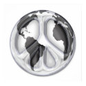 B&W Earth-peace sign posters by Curious_Dreams B&W Earth-peace sign posters