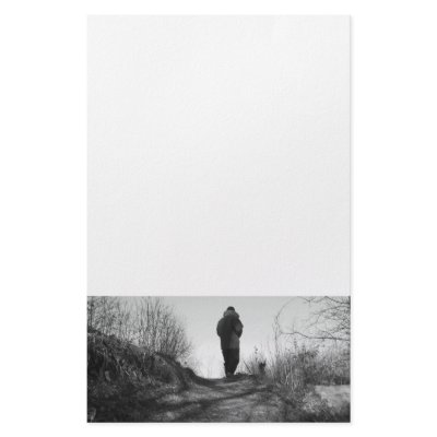 B & W Hiker Stationery by OurEnchantedGarden