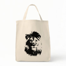 B & W Lion bags