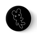 B&W Little Deadee Voodoo Teddy buttons