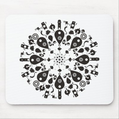 b&w Mousepad by diegok