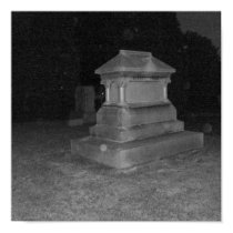 B&W Night Cemetery Poster posters by pammys B&W Night Cemetery Poster posters