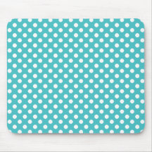 B & W Polka-Dot Mousepad
