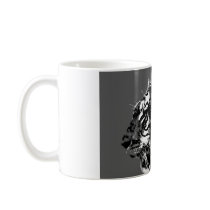 B&W Siberian Tiger Mugs