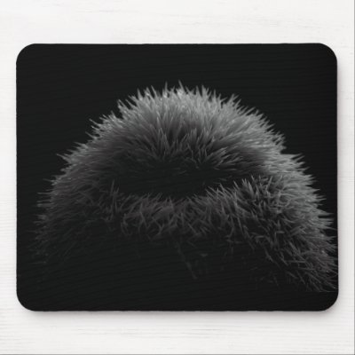 B&W silhouette Mousepads by hedgehogworld
