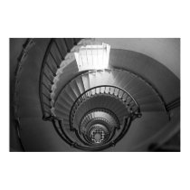 B&W Spiral posters