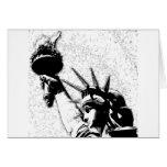 B&W Statue of Liberty Cards