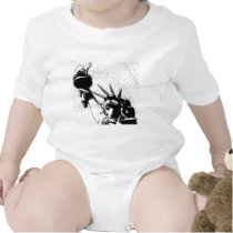 B&W Statue of Liberty T-shirts