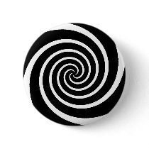 B/W Swirl - button