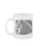 B&W Tiger Profile Photo Coffee Mug