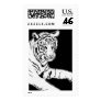 B&W Tiger Stamp