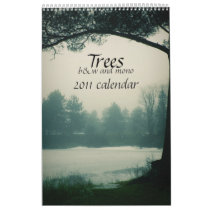 b&w Trees 2011 calendar