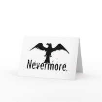 B&W Tribal Raven Nevermore Greeting Card