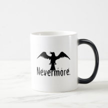 B&W Tribal Raven Nevermore Mug