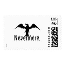 B&W Tribal Raven Nevermore Stamps