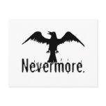 B&W Tribal Raven Nevermore Post Cards