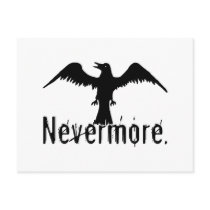 B&W Tribal Raven Nevermore Post Cards