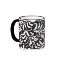 b&w tulips mugs by VioDeSign b&w tulips mugs
