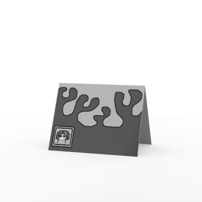 B&amp;W VALENTINE CARD by DUVELINE