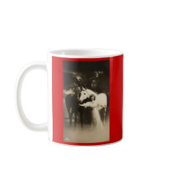 B & W Vintage Horse Photo mug