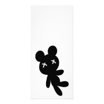 B&W Wee Dead Teddy Rack Card