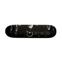 B&W X-Ray Skeletons Midnight Stroll Skate Board Decks