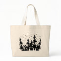 b&w Xmas town bags by VioDeSign b&w Xmas town bags