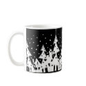 b&w Xmas town_mug