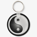 B&W Yin&Yang keychains