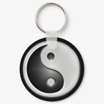 B&W Yin&Yang keychains