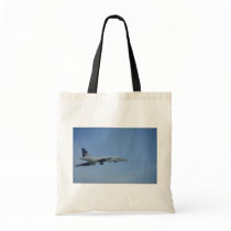 BA Concorde, take-off, Heathrow Canvas Bags
