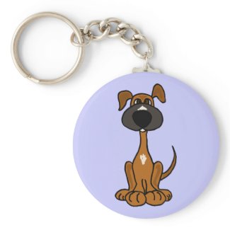 BA- Cute Puppy Dog Keychain