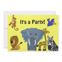 BA- Fun Party Invitiations Custom Announcements