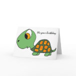 BA- Funny Turtle Birthday Card