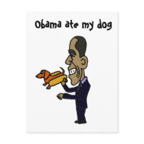 BA- Obama Ate My Dog Post Card