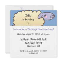 Baa-Baa Birthday Bash Invitations by konceptskids Baa-Baa Birthday Bash Invitations