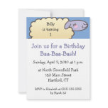 Baa-Baa Birthday Bash Invitations - 4.25 in invitations