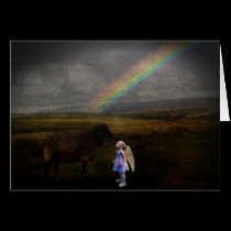 'Baa Baa Black Sheep' blank Card