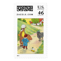 Baa, baa, black sheep, Have you any wool? Stamps