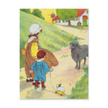 Baa, baa, black sheep, Have you any wool? Post Cards