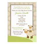 Baa Baa Sheep Baby Shower Invite Neutral
