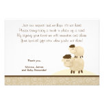 Baa Baa Sheep (Neutral color) RSVP Enclosure Cards Invitation
