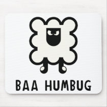 Baa Humbug mousepads by alternateworlds Baa Humbug mousepads
