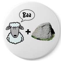 Baa + Rock Button